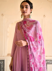 Lilac Mauve Kurta Set