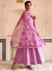 Lilac Mauve Kurta Set