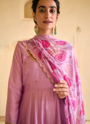 Lilac Mauve Kurta Set