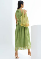 Lime Flower Dress