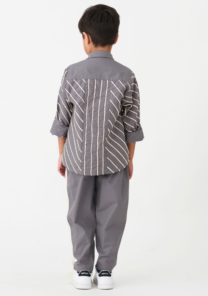 Linear Embroidered Shirt