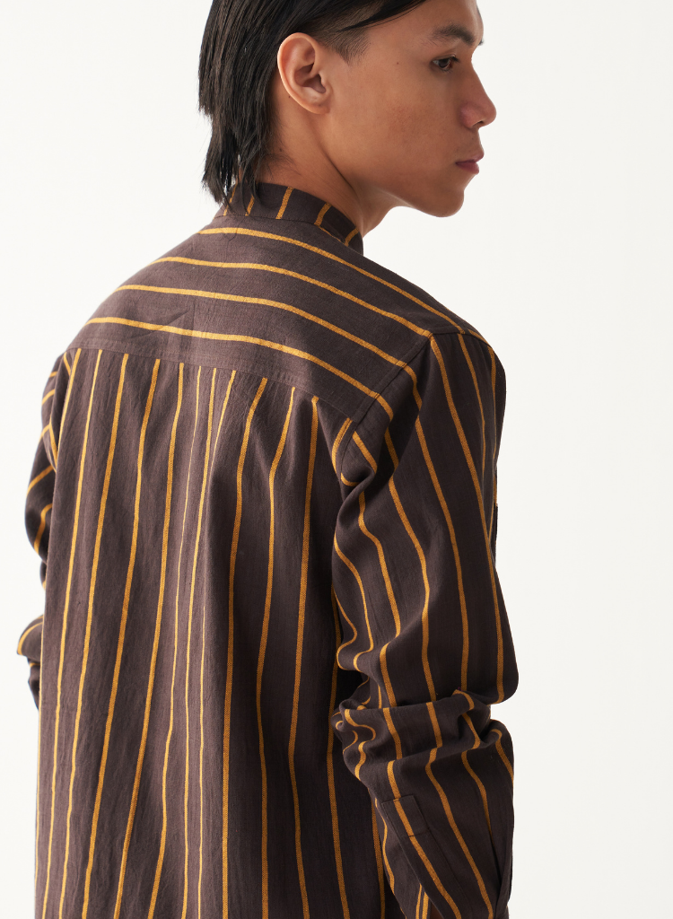 Linear Stripe Shirt Set