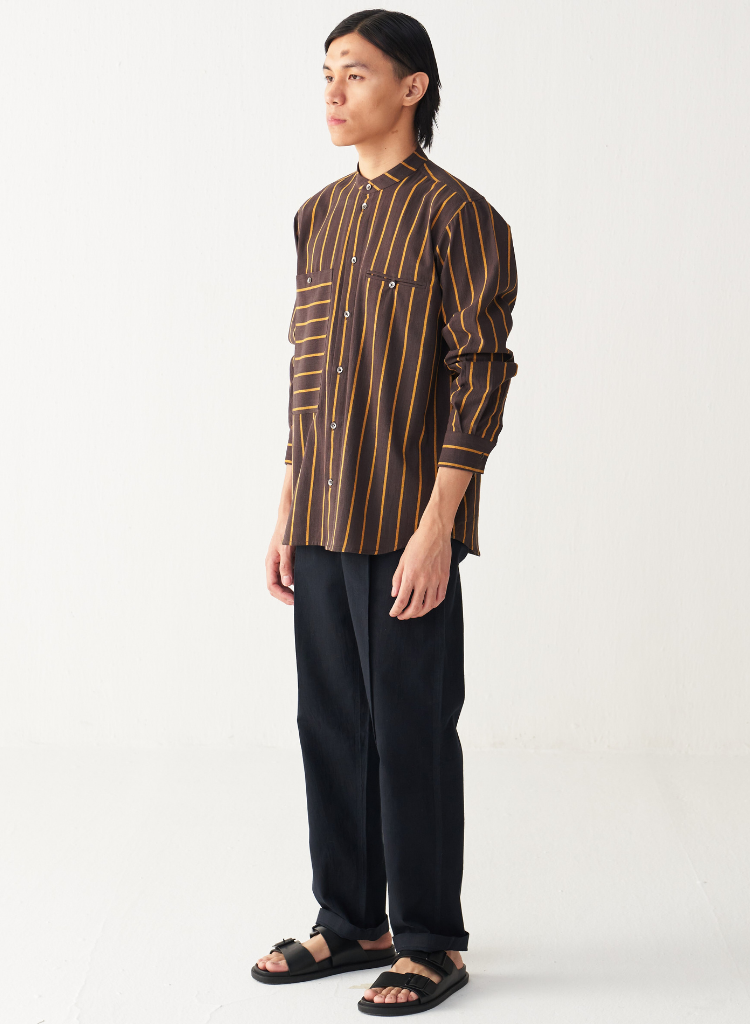 Linear Stripe Shirt Set