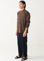 Linear Stripe Shirt Set