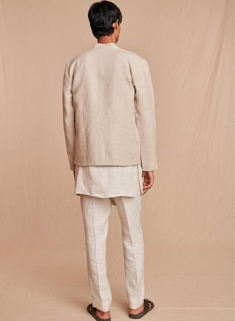 Linen Bandhgala Jacket
