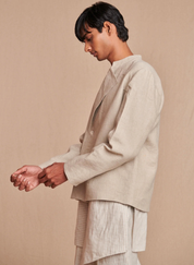 Linen Bandhgala Jacket