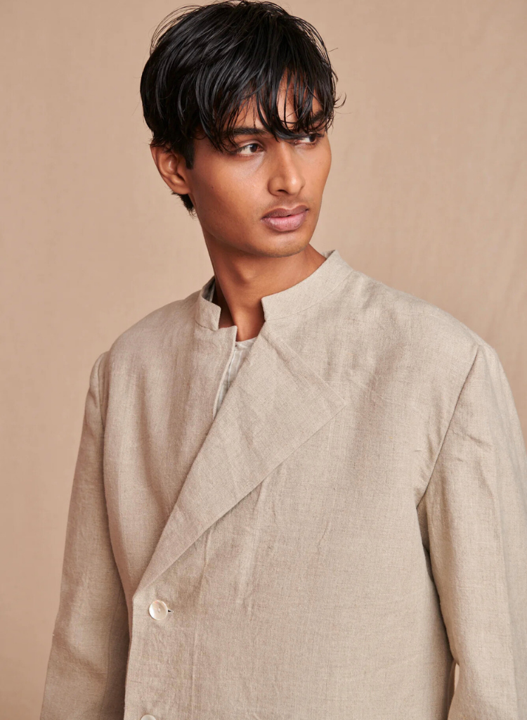 Linen Bandhgala Jacket