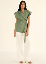 Linen Drawstring Pants