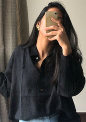 Oversized Linen Shirt