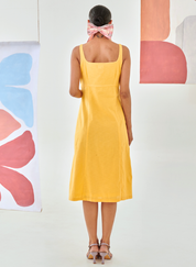 Sleeveless A-line Dress