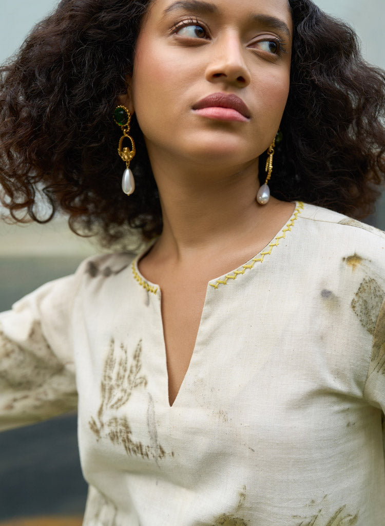 Live Leafy Classic Kurta