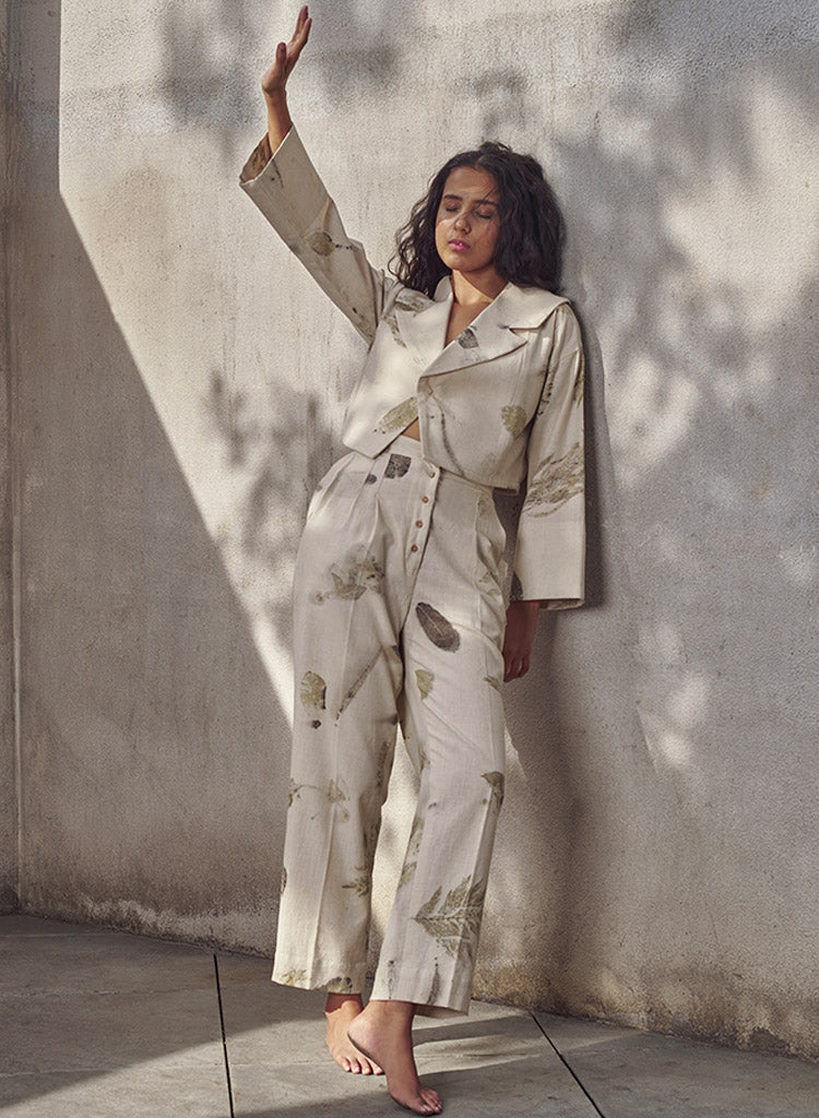 Live Leafy Jacket Set