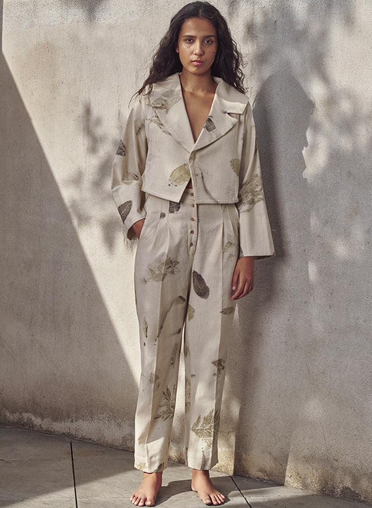 Live Leafy Jacket Set