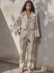 Live Leafy Jacket Set