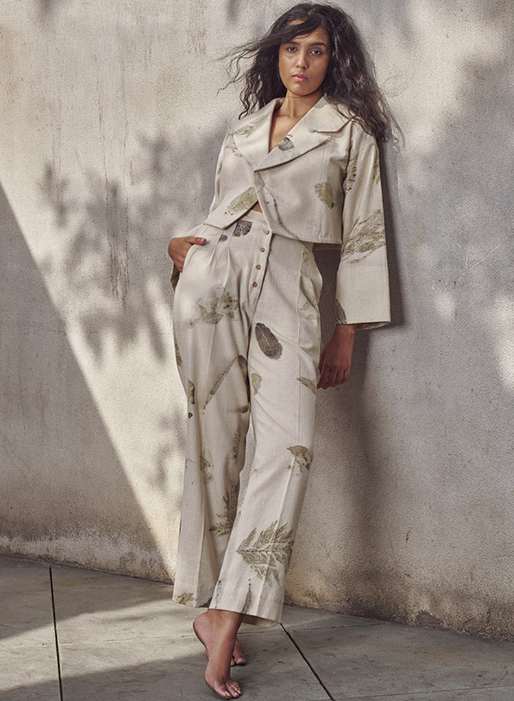 Live Leafy Jacket Set