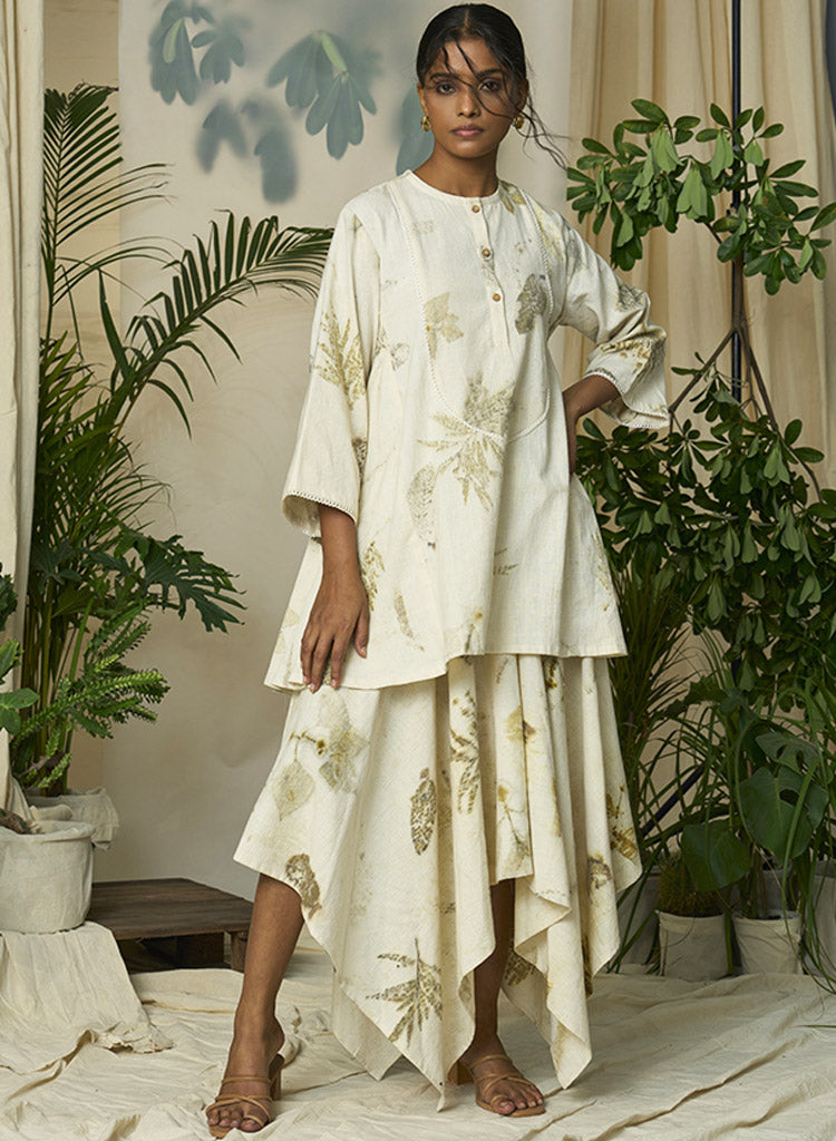 Live Leafy Kurta Set