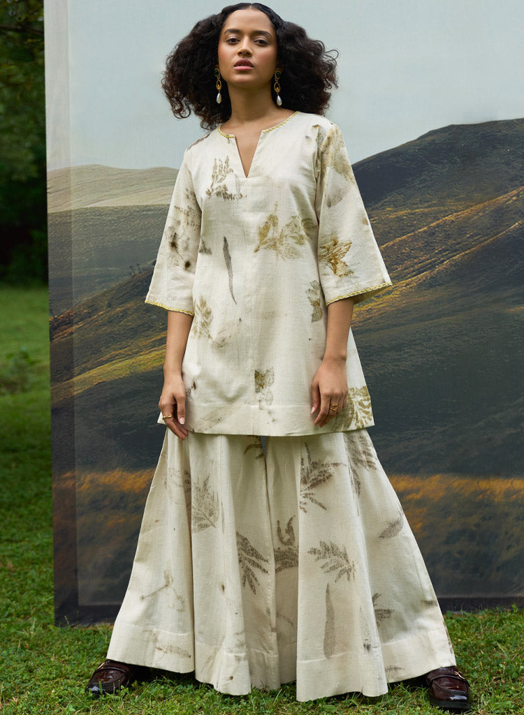 Live Leafy Kurta Set