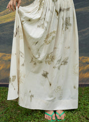 Live Leafy Pintucks Skirt