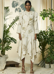 Live Leafy Pleated Dress