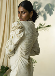 Live Leafy Pleated Dress