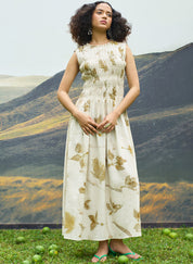Live Leafy Smocked Dress