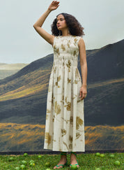 Live Leafy Smocked Dress