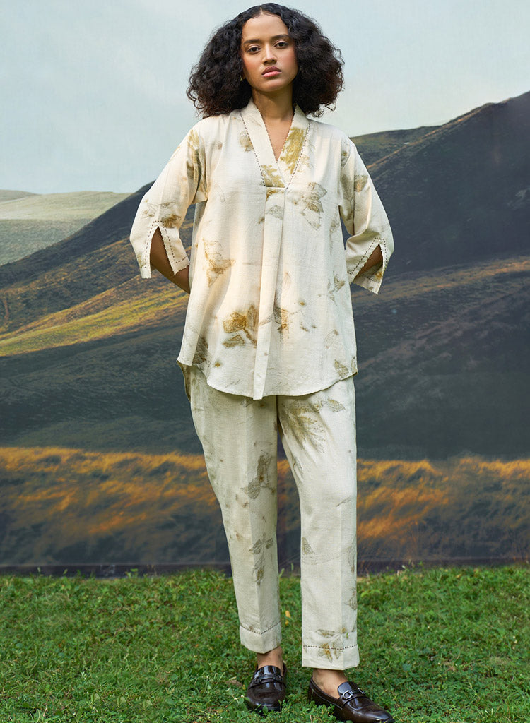 Live Leafy Kurta Set