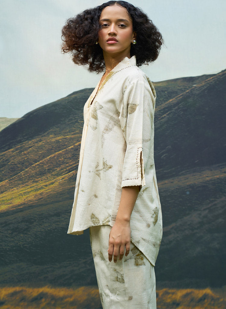 Live Leafy Kurta Set