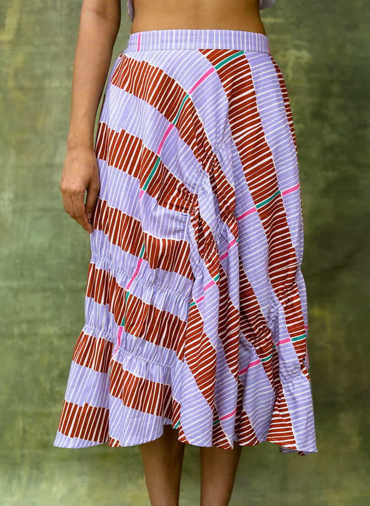 Lizzy Striped Skirt