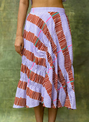 Lizzy Striped Skirt
