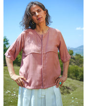 Silk Boxy Shirt