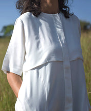 Silk Boxy Shirt