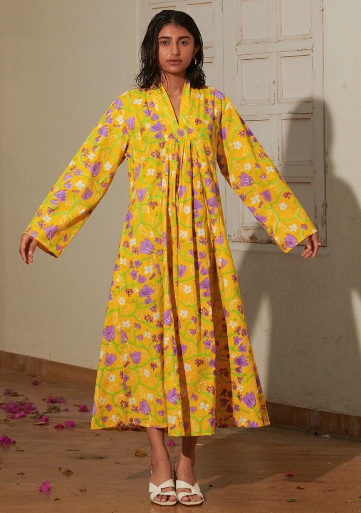 Madeleine Lemon Fleur Dress