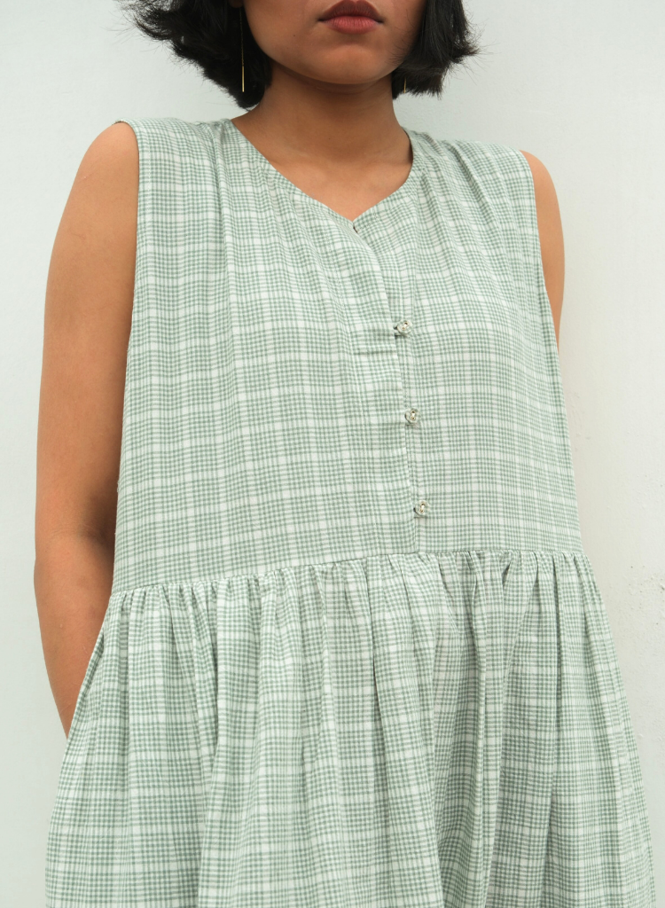 Madras Flair Dress