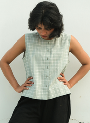 Madras Flair Vest