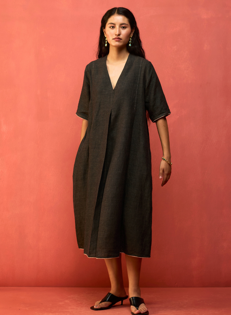 Maki Pleated Dress