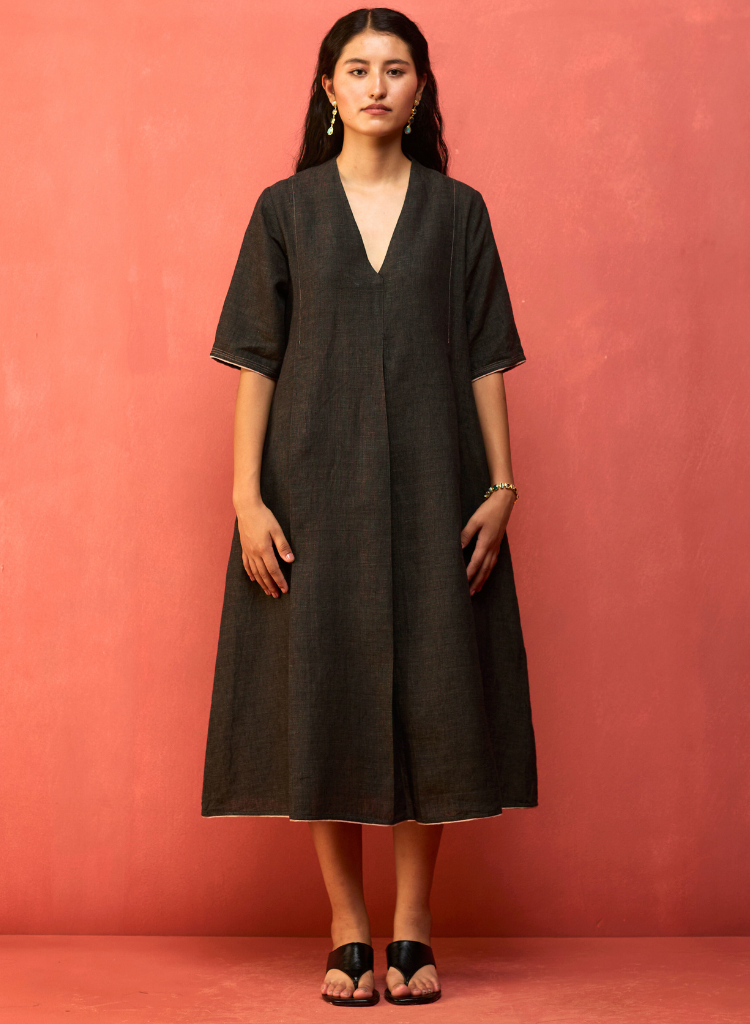 Maki Pleated Dress