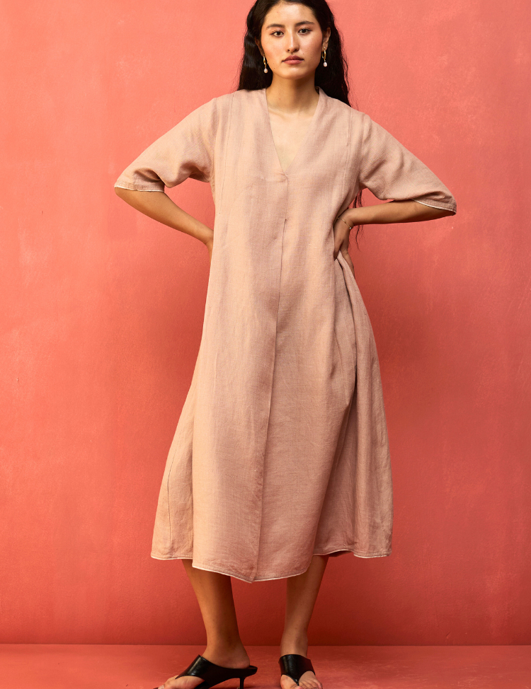 Maki Pleated Dress