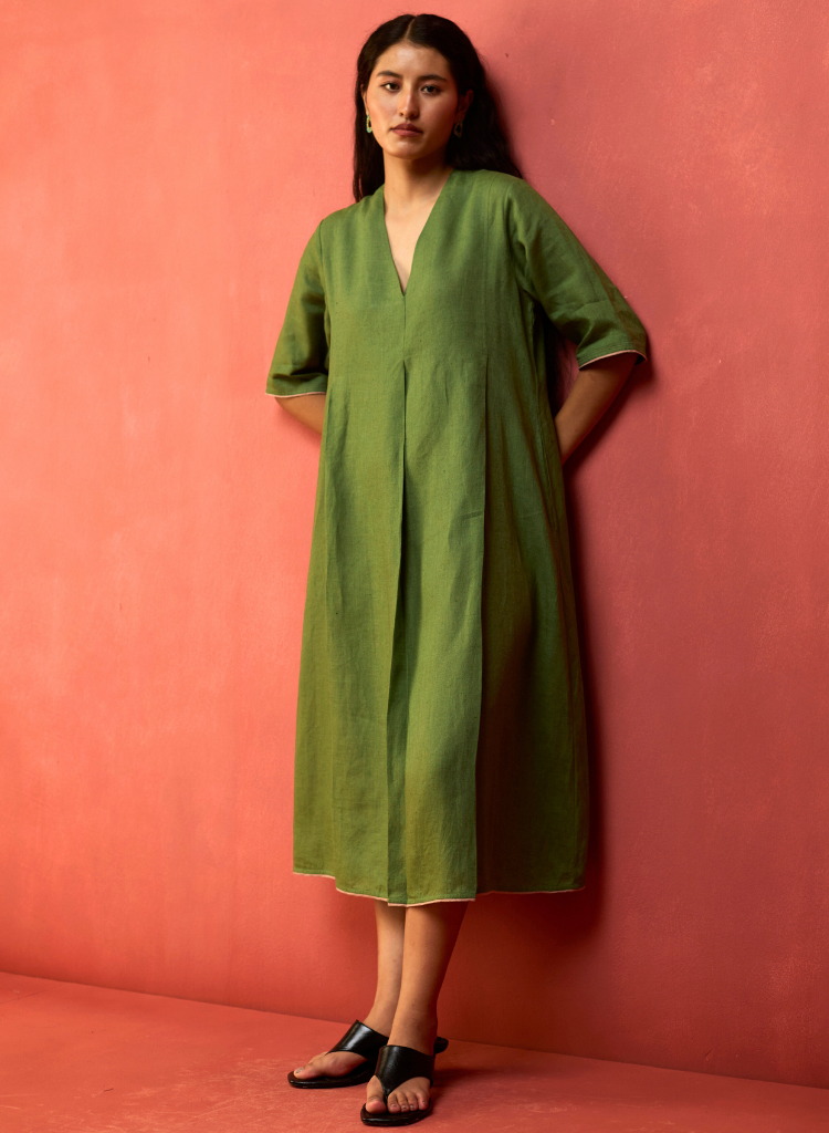 Maki Pleated Dress