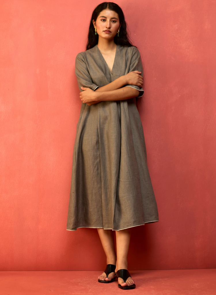 Maki Pleated Dress
