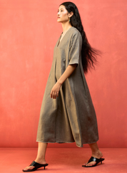 Maki Pleated Dress