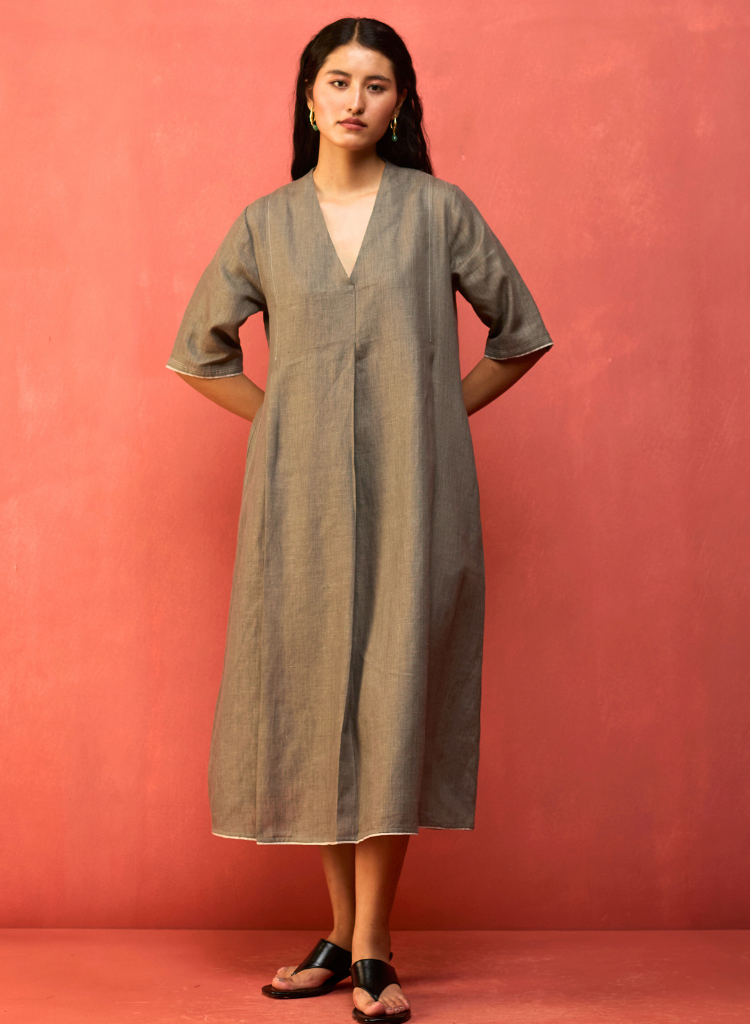 Maki Pleated Dress