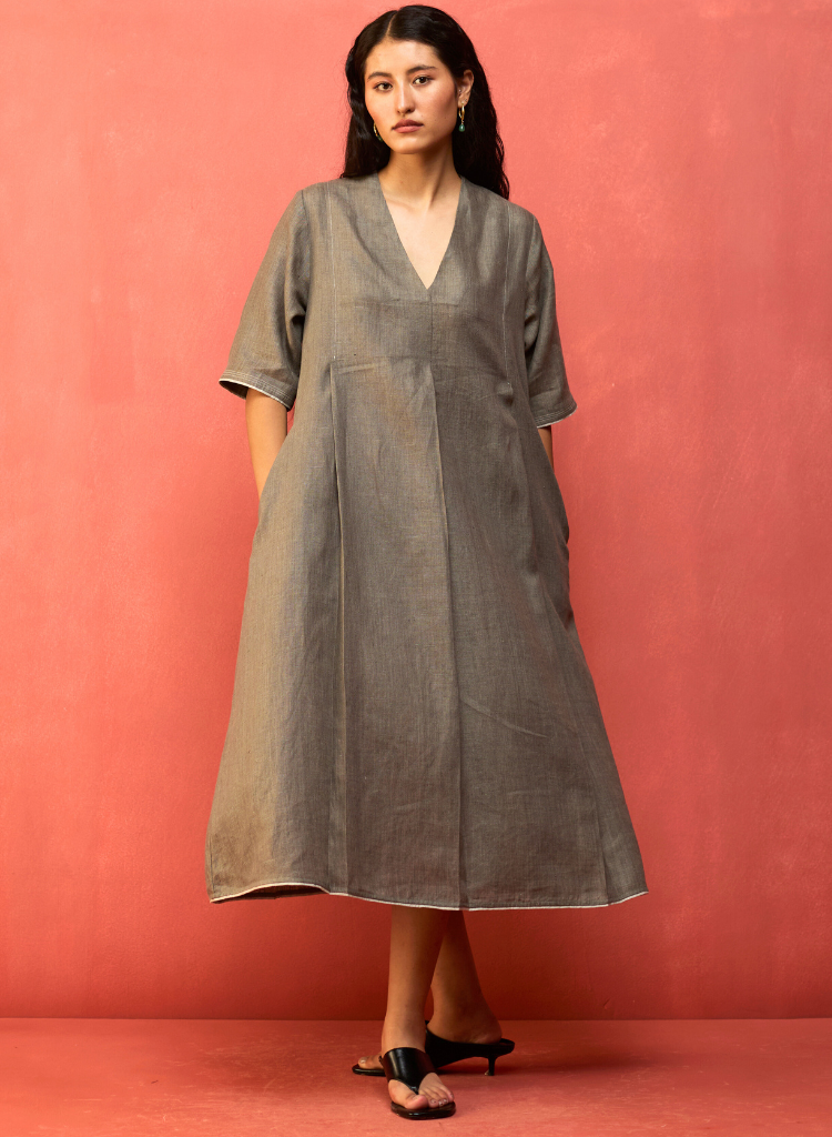 Maki Pleated Dress