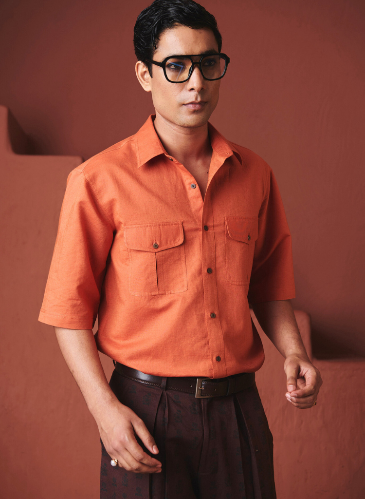 Marigold Flap Pocket Shirt