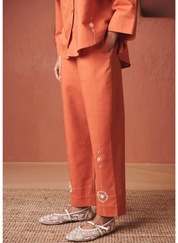 Marigold Flared Shirt Set