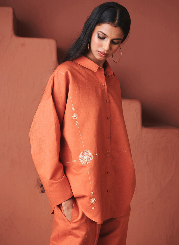 Marigold Flared Shirt