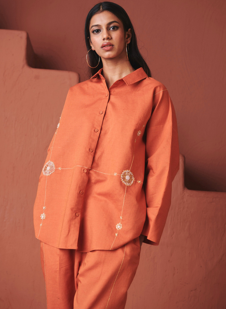 Marigold Flared Shirt