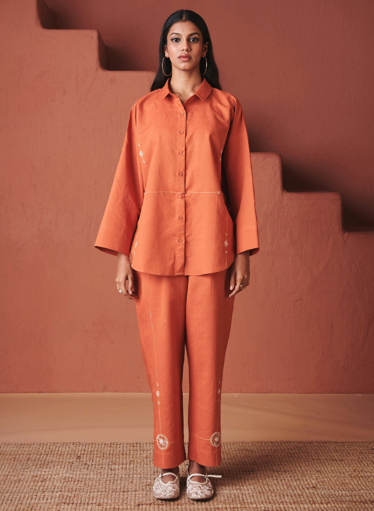 Marigold Flared Shirt