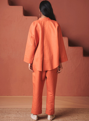 Marigold Flared Shirt Set