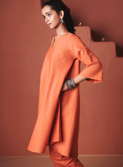 Marigold Pheran Kurta Set